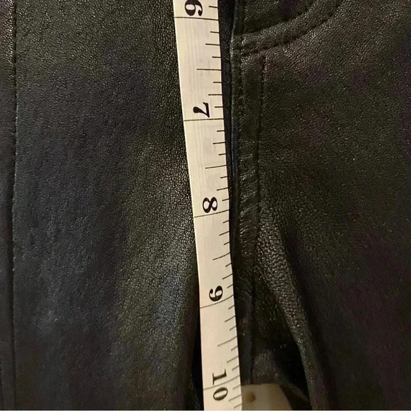 Vince Black Leather Jeans - Picture 8 of 12